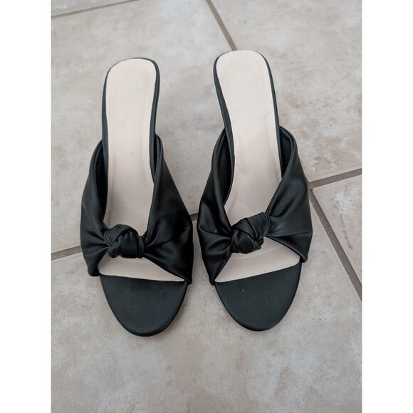 H by Halston Shoes - Kitten Heel Slides